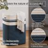 imageOIAHOMY Laundry HamperLaundry BasketTall Cotton Storage Basket with HandlesDecorative Blanket Basket for Living roomCollapsible Large Basket for ToysPillowsClothes16x13x22inYellow variegatedBlue