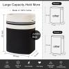 imageOIAHOMY Laundry HamperLaundry BasketTall Cotton Storage Basket with HandlesDecorative Blanket Basket for Living roomCollapsible Large Basket for ToysPillowsClothes16x13x22inYellow variegatedBlack