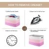 imageOIAHOMY 108L Super Large Blanket Basket 25x16x16108L Rectangle Woven Baskets for Storage Cotton Rope Basket For Living Room Toy Storage with Handle Gradient BrownGradient Pink