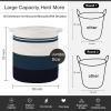 imageOIAHOMY 80L Laundry Baskets Hamper with HandlesDecorative Basket for Living roomWoven Storage Basket for Toys BinPillows BlanketsClothes20x18inGradient YellowGradient Blue