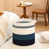 imageOIAHOMY 80L Laundry Baskets Hamper with HandlesDecorative Basket for Living roomWoven Storage Basket for Toys BinPillows BlanketsClothes20x18inGradient YellowGradient Blue