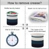 imageOIAHOMY 80L Laundry Baskets Hamper with HandlesDecorative Basket for Living roomWoven Storage Basket for Toys BinPillows BlanketsClothes20x18inGradient YellowGradient Blue