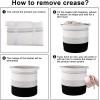 imageOIAHOMY 80L Laundry Baskets Hamper with HandlesDecorative Basket for Living roomWoven Storage Basket for Toys BinPillows BlanketsClothes20x18inGradient YellowGradient Dark