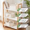 imageOIAHOMY Cotton Rope Baskets Woven Baskets for Storage Nursery Storage Baskets Rectangle Storage Basket with Handles Storage Baskets for Shelves Pack of 3 Gray VariegatedPure and White