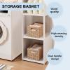 imageOIAHOMY Wicker Baskets Paper Rope Storage Baskets for Organizing with Builtin Handles 2 PacksYellowYellow