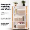 imageOIAHOMY 3 Pack Storage Basket for Organizing 13X985X87 Woven Storage Bins with Handles toy organizersStylish Room Decor Black variegatedBrown variegated