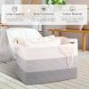 imageOIAHOMY Extra Large Blanket Basket 95L Cotton Rope Woven Laundry Basket Toy Bin for Baby Room Container for Blanket Storage in Living Room 241714 Gradient GreyGradient Grey