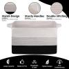 imageOIAHOMY Large Storage Basket Cotton Rope Woven Blanket Basket Toy Bin for Baby Room Container for Blanket Storage in Living Room 201612 Gradient BrownGradient Black