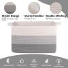 imageOIAHOMY Large Storage Basket Cotton Rope Woven Blanket Basket Toy Bin for Baby Room Container for Blanket Storage in Living Room 201612 Gradient BrownGradient Grey