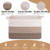 imageOIAHOMY Large Storage Basket Cotton Rope Woven Blanket Basket Toy Bin for Baby Room Container for Blanket Storage in Living Room 201612 Gradient BrownGradient Brown