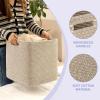 imageOIAHOMY Storage Cubes 13 Inch Cube Storage Organizer Collapsible Storage Bins Baskets for Organizing Storage Bins for ShelvesBrown 2PACKBrown