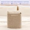 imageOIAHOMY Storage Cubes 13 Inch Cube Storage Organizer Collapsible Storage Bins Baskets for Organizing Storage Bins for ShelvesBrown 2PACKBrown