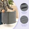 imageOIAHOMY Storage Cubes 13 Inch Cube Storage Organizer Collapsible Storage Bins Baskets for Organizing Storage Bins for ShelvesBrown 2PACKDark Grey