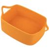 imageOIAHOMY Woven Basket Gift Basket Empty with Gift Bags and Ribbons Rope Baskets for Baby Showers Storage Baskets with Handles for Nursery Pet Toy Organizer  WhiteOrange