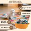 imageOIAHOMY Small Woven Basket with Gift Bags Ribbons ampamp DIY Label Card Baskets for Gifts Empty Small Rope Basket 12  8  5IN Cute Decorative baskets with Handles for Baby Pets Toys GreenOrange