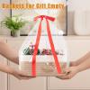 imageOIAHOMY 4 Pack Storage Baskets for Organizing Small Bins for Shelves Cute Decorative Storage Bins Organizer Baskets for Gifts Empty 118Lx78Wx47H BrownWhiteYellowWhite