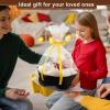 image:imageOIAHOMY Gift Basket with Handle Small Woven Basket with Gift Bag Ribbon and Wrap Tissue Paper Nursery Bins Empty to Fill with Small Items Baby Pet Toy Organizer  WhiteBlack