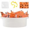 White & Orange