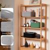 image:imageOIAHOMY 4 Pack 1417110263IN Storage Baskets for Organizing Shelves Woven Rope Baskets for Organizing Books Clothes Decorative Basket for Living Room Nursery Bedroom Gift Basket WhiteGrey
