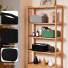 image:imageOIAHOMY 4 Pack 1417110263IN Storage Baskets for Organizing Shelves Woven Rope Baskets for Organizing Books Clothes Decorative Basket for Living Room Nursery Bedroom Gift Basket WhiteBlack