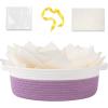 Lilac Purple & White