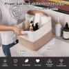 image:imageOIAHOMY Woven Storage Basket for Shelves Rectangle Cotton Rope Baskets for Organizing 13 x 10 x 9 in Storage Bins for Dog ToysTowelBooksGiftBrown and WhiteBrown and White