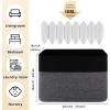 image:imageOIAHOMY 108L Extra Large Blanket Basket 25x16x16 Laundry Basket Blanket Storage for Living Room Dog Toy Storage with Handle  Brown amp WhiteGrey  Black