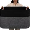 image:imageOIAHOMY 108L Extra Large Blanket Basket 25x16x16 Laundry Basket Blanket Storage for Living Room Dog Toy Storage with Handle  Brown amp WhiteGrey  Black