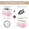 image:imageOIAHOMY 108L Super Large Blanket Basket 25x16x16108L Rectangle Woven Baskets for Storage Cotton Rope Basket For Living Room Toy Storage with Handle Gradient Dark BrownPinkWhite