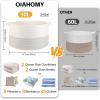 image:imageOIAHOMY 90L XXXLarge Blanket Basket for Living Room 217 x 138 Woven Cotton Rope Laundry Basket for Organizing Pillows Decorative Stuffed Animal Toy Storage Bin for Nursery White and Linen BrownBlack and White